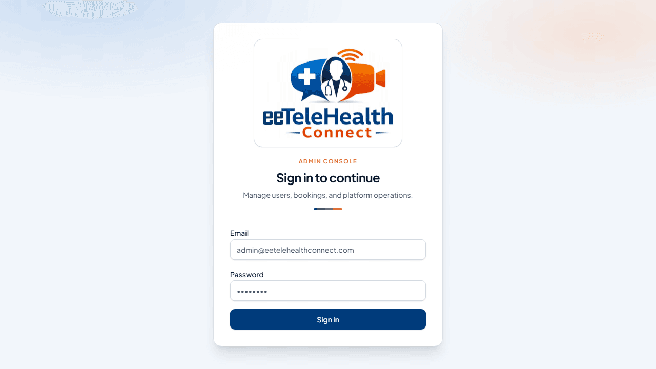 EE Telehealth Connect screenshot